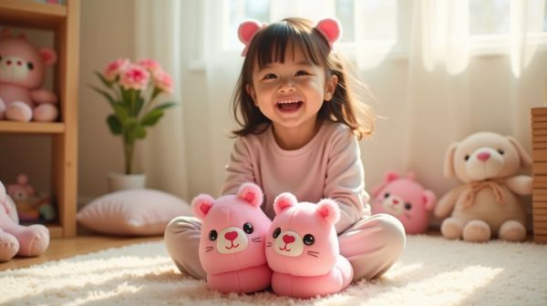 Les chaussons animaux pour fille qui apportent confort et fun