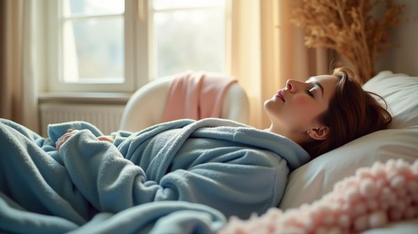 Optez pour un peignoir femme polaire au confort inégalé